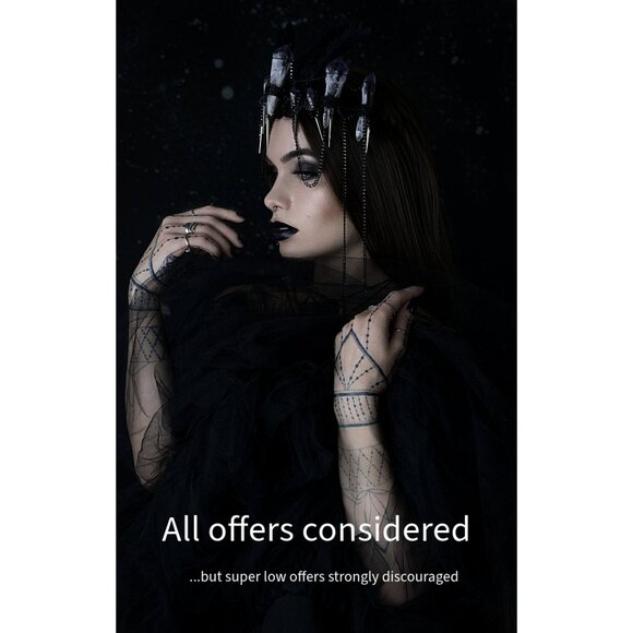 KILLSTAR Drake faux leather studded messenger bag RARE HTF - Picture 9 of 9